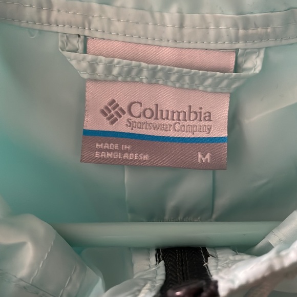 Colombia Black/Sky Blue Windbreaker - Picture 4 of 4